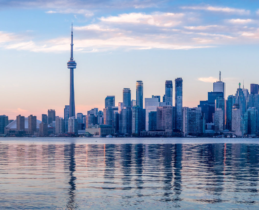 Canadian Toronto skyline